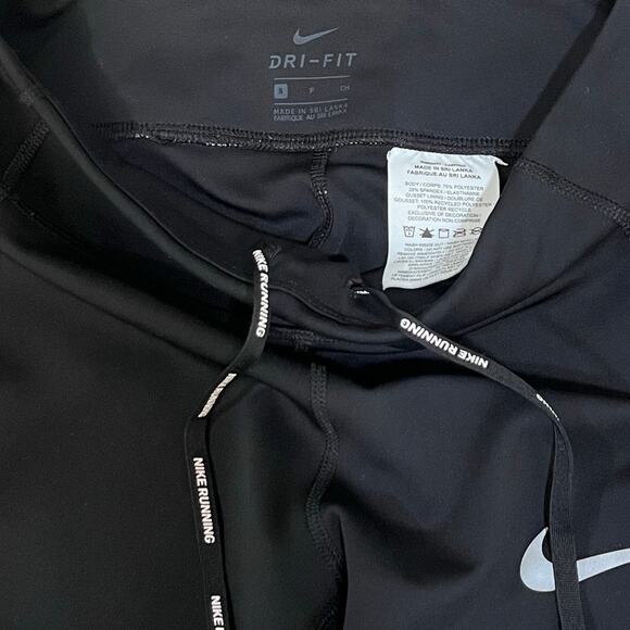 Nike Women's Epic Lux Compression Leggings Perforated Black Sz Small - Picture 7 of 10